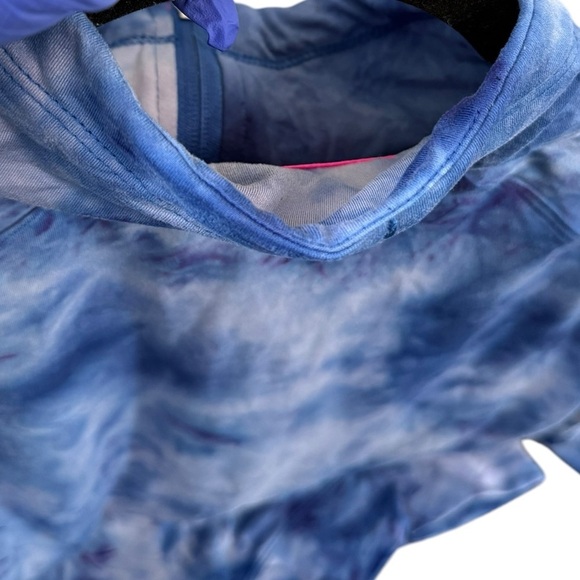 Juicy Couture Sport Y2K Women's Blue purple Tie Dye Track Jacket Full Zip - Picture 4 of 12